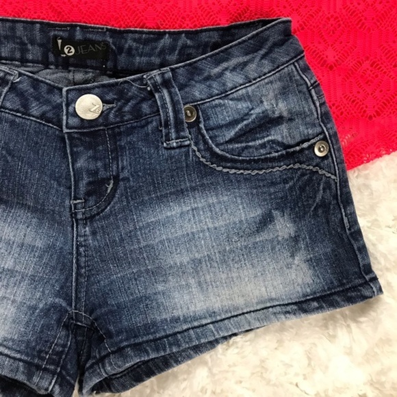 Jr’s Z2 Jeans Short Wide Leg Jean Shorts Sz 5 NWOT - Picture 2 of 7
